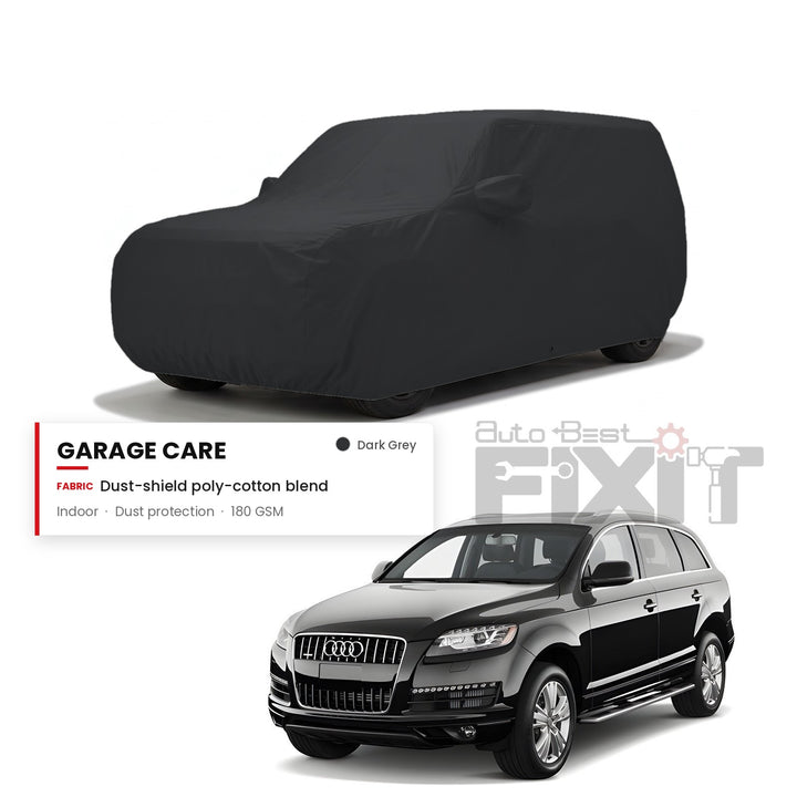 Audi Q7 Car Body Cover Waterproof, Scratch Proof with Cotton Lining, Mirror & Antenna Pockets