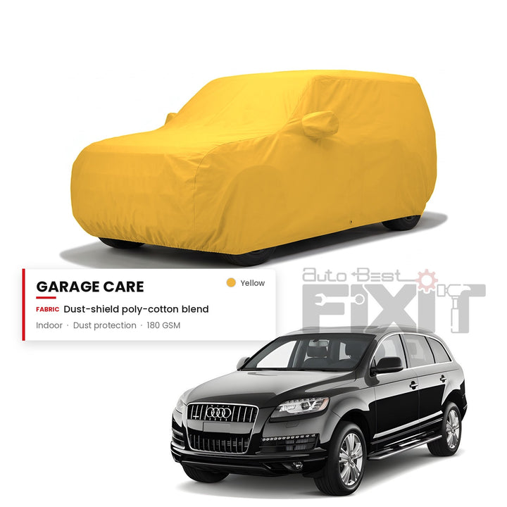 Audi Q7 Car Body Cover Waterproof, Scratch Proof with Cotton Lining, Mirror & Antenna Pockets