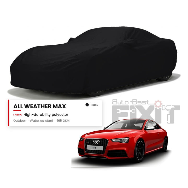 Audi RS5 Car Body Cover Waterproof, Scratch Proof with Cotton Lining, Mirror & Antenna Pockets