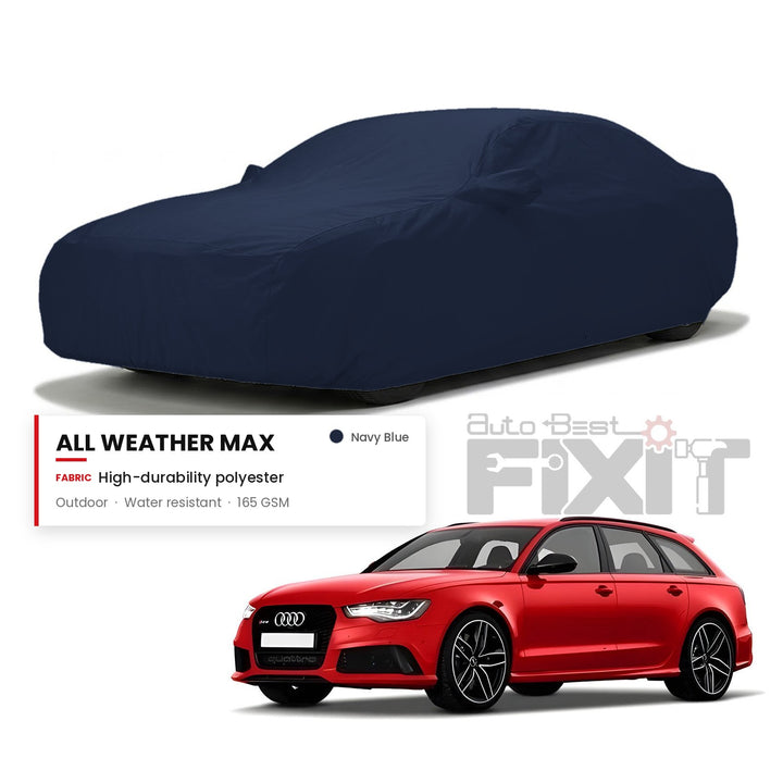 Audi RS6 Car Body Cover Waterproof, Scratch Proof with Cotton Lining, Mirror & Antenna Pockets