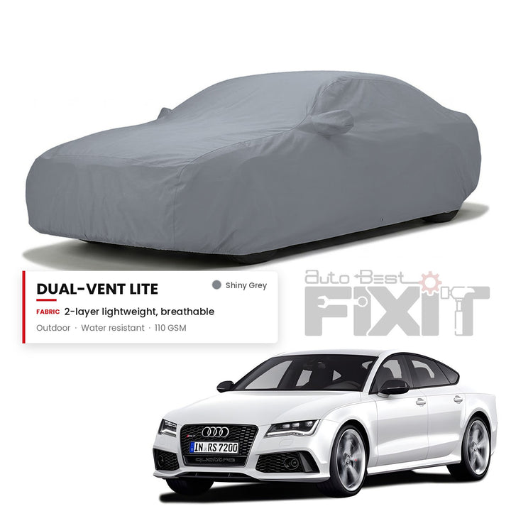 Audi RS7 Car Body Cover Waterproof, Scratch Proof with Cotton Lining, Mirror & Antenna Pockets