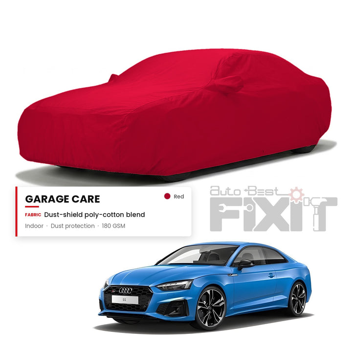 Audi S5 Car Body Cover Waterproof, Scratch Proof with Cotton Lining, Mirror & Antenna Pockets