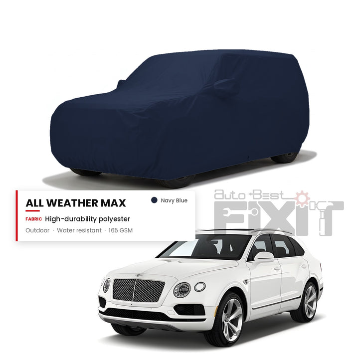 Bentley Bentayga Car Body Cover Waterproof, Scratch Proof with Cotton Lining, Mirror & Antenna Pockets