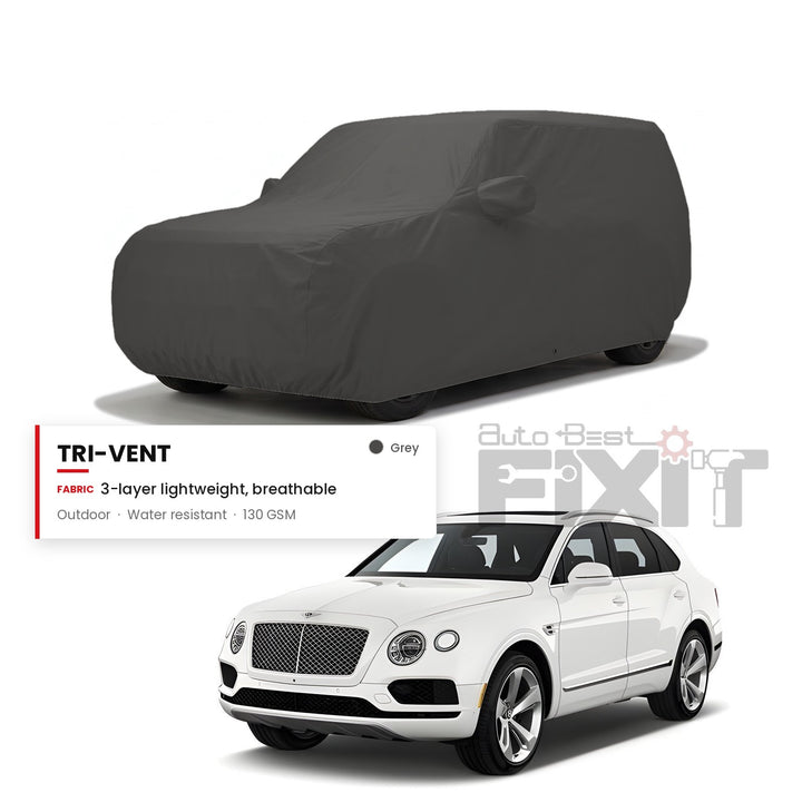 Bentley Bentayga Car Body Cover Waterproof, Scratch Proof with Cotton Lining, Mirror & Antenna Pockets