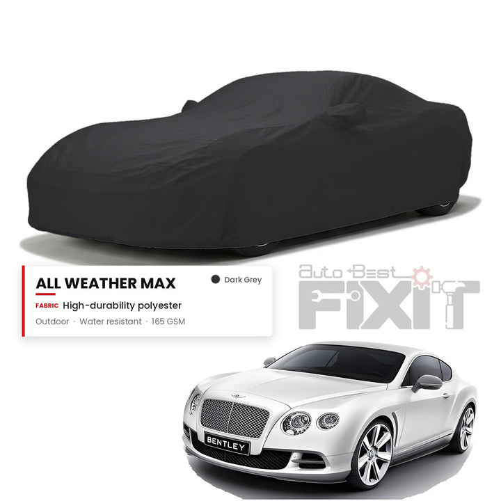 Bentley Continental GT Car Body Cover Waterproof, Scratch Proof with Cotton Lining, Mirror & Antenna Pockets