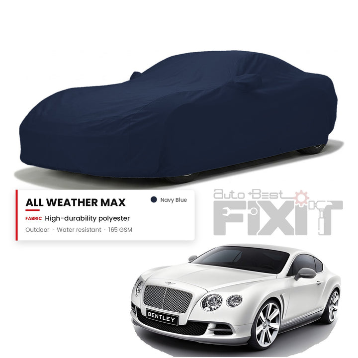 Bentley Continental GT Car Body Cover Waterproof, Scratch Proof with Cotton Lining, Mirror & Antenna Pockets