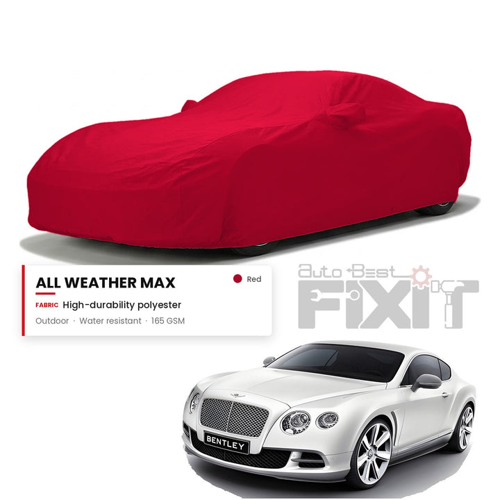 Bentley Continental GT Car Body Cover Waterproof, Scratch Proof with Cotton Lining, Mirror & Antenna Pockets