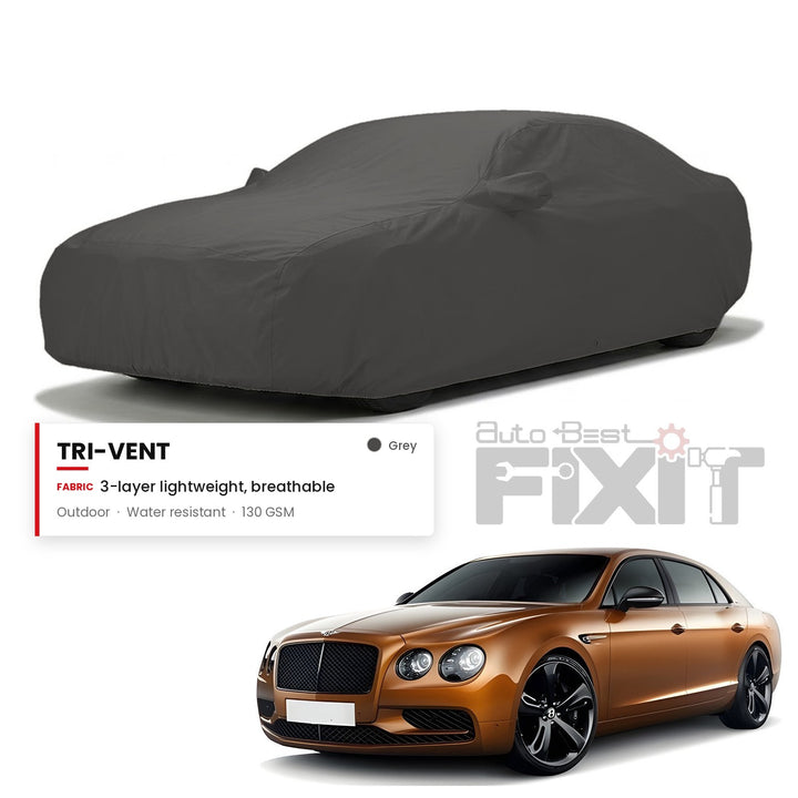 Bentley Flying Spur Car Body Cover Waterproof, Scratch Proof with Cotton Lining, Mirror & Antenna Pockets