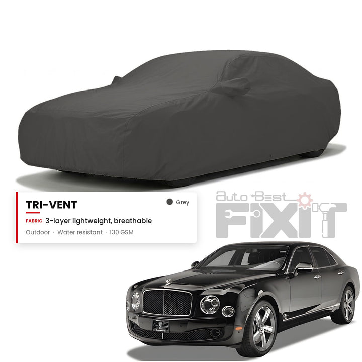 Bentley Mulsanne Car Body Cover Waterproof, Scratch Proof with Cotton Lining, Mirror & Antenna Pockets