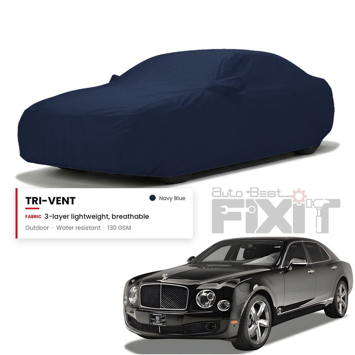 Bentley Mulsanne Car Body Cover Waterproof, Scratch Proof with Cotton Lining, Mirror & Antenna Pockets