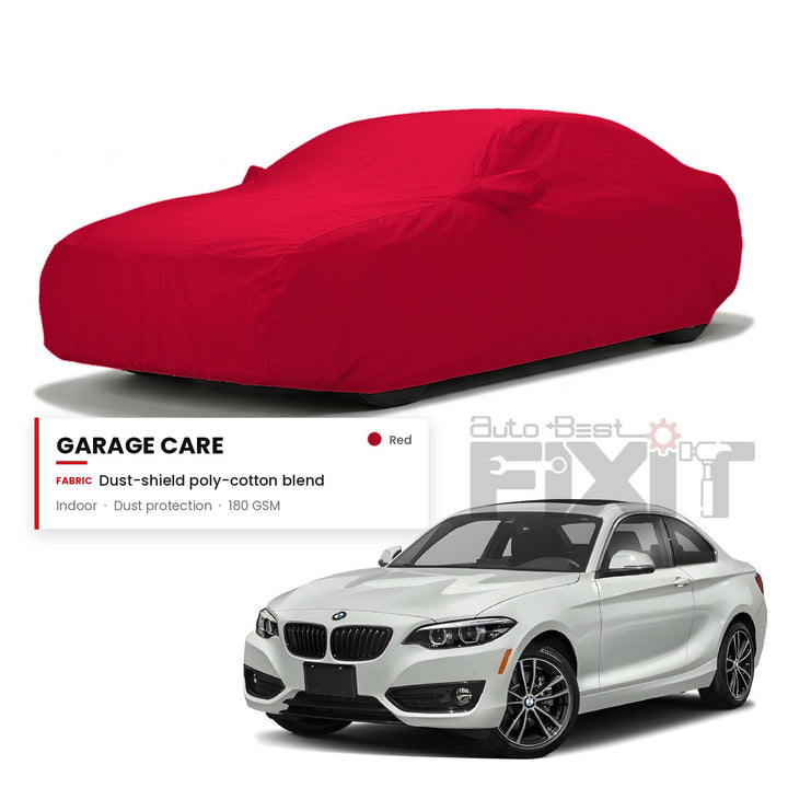 BMW 2 Series Car Body Cover Waterproof, Scratch Proof with Cotton Lining, Mirror & Antenna Pockets
