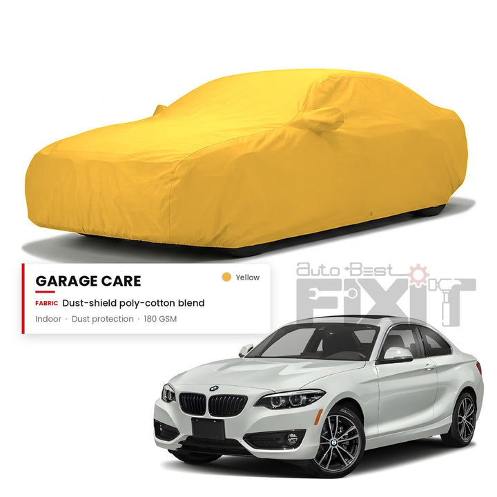 BMW 2 Series Car Body Cover Waterproof, Scratch Proof with Cotton Lining, Mirror & Antenna Pockets