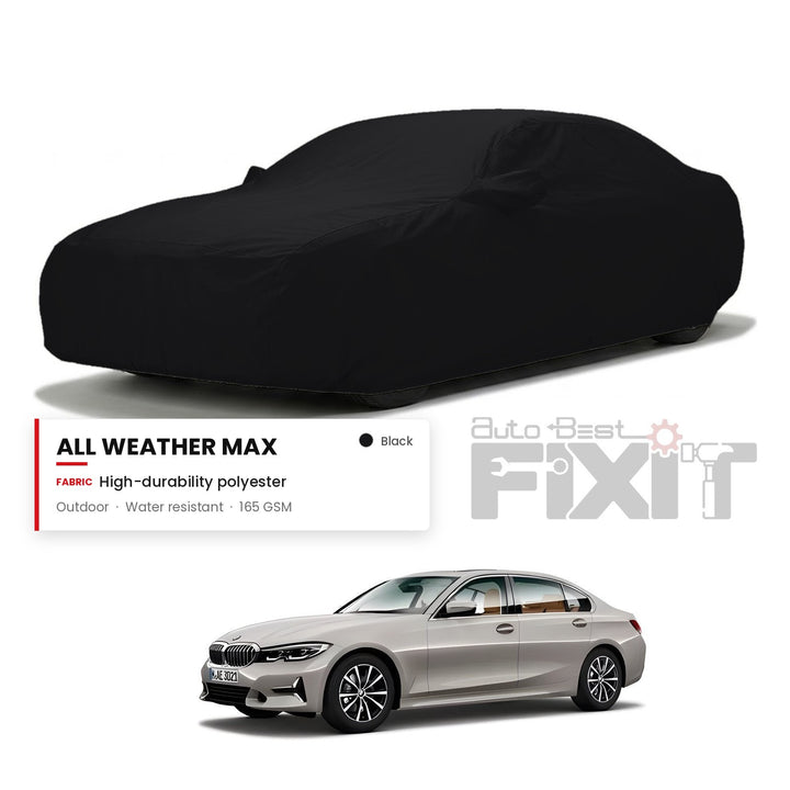 BMW 3 Series 330Li Car Body Cover Waterproof, Scratch Proof with Cotton Lining, Mirror & Antenna Pockets