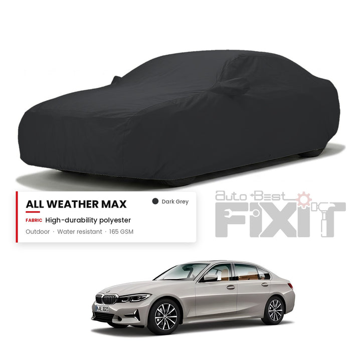BMW 3 Series 330Li Car Body Cover Waterproof, Scratch Proof with Cotton Lining, Mirror & Antenna Pockets