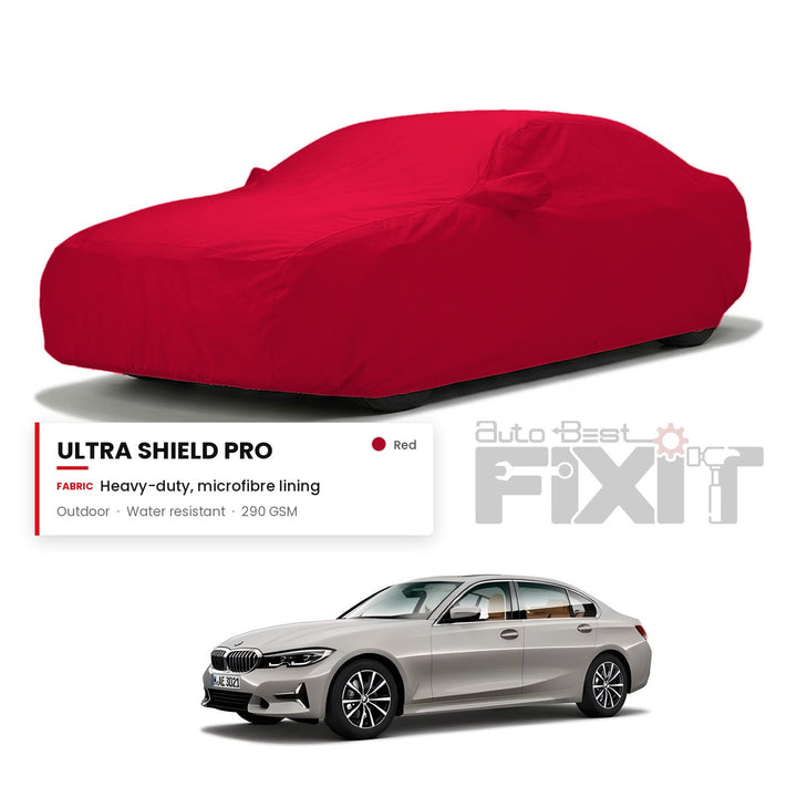 BMW 3 Series 330Li Car Body Cover Waterproof, Scratch Proof with Cotton Lining, Mirror & Antenna Pockets