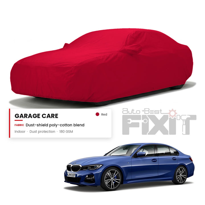 BMW 3 Series Car Body Cover Waterproof, Scratch Proof with Cotton Lining, Mirror & Antenna Pockets