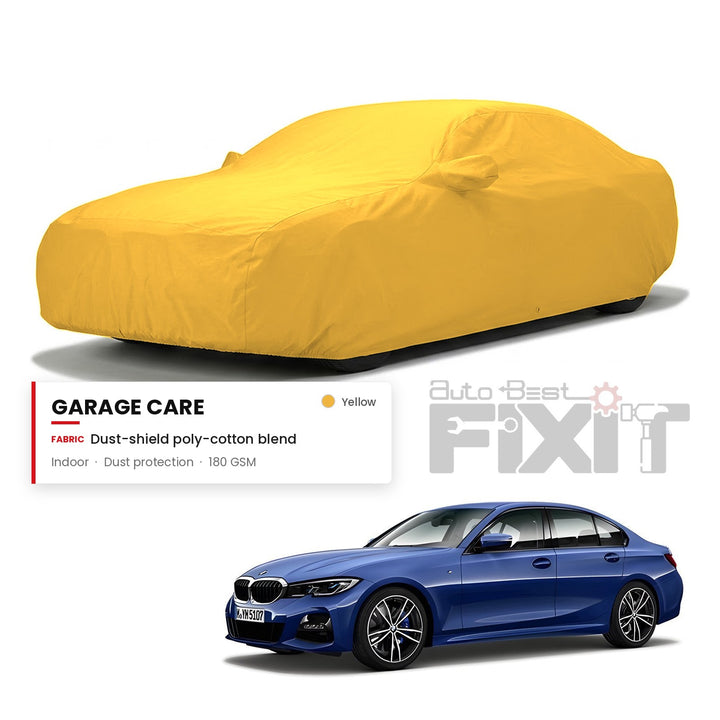 BMW 3 Series Car Body Cover Waterproof, Scratch Proof with Cotton Lining, Mirror & Antenna Pockets