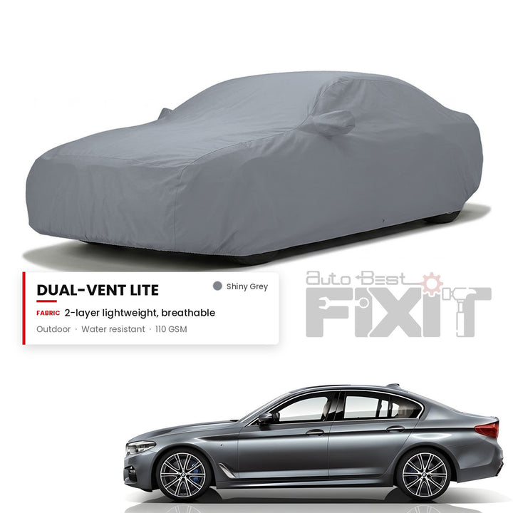 BMW 5 Series 2017-2024 Car Body Cover Waterproof, Scratch Proof with Cotton Lining, Mirror & Antenna Pockets
