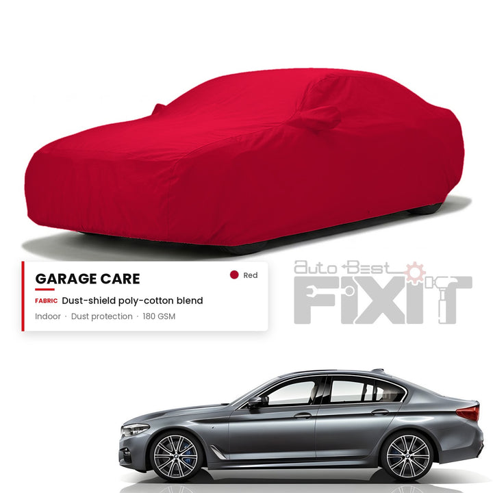 BMW 5 Series 2017-2024 Car Body Cover Waterproof, Scratch Proof with Cotton Lining, Mirror & Antenna Pockets
