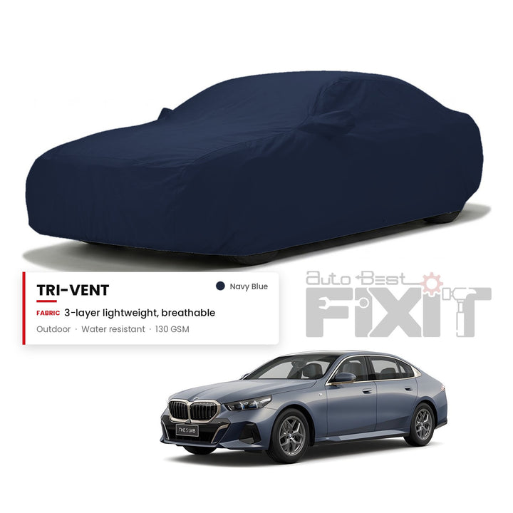 BMW 5 Series 2025 Car Body Cover Waterproof, Scratch Proof with Cotton Lining, Mirror & Antenna Pockets