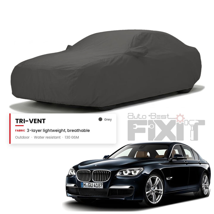 BMW 7 Series 2017-2022 Car Body Cover Waterproof, Scratch Proof with Cotton Lining, Mirror & Antenna Pockets