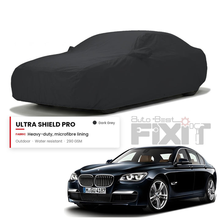 BMW 7 Series 2017-2022 Car Body Cover Waterproof, Scratch Proof with Cotton Lining, Mirror & Antenna Pockets