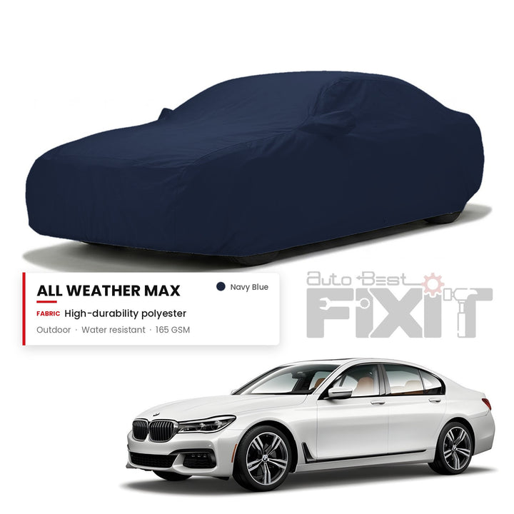 BMW 7 Series New 2023 Car Body Cover Waterproof, Scratch Proof with Cotton Lining, Mirror & Antenna Pockets