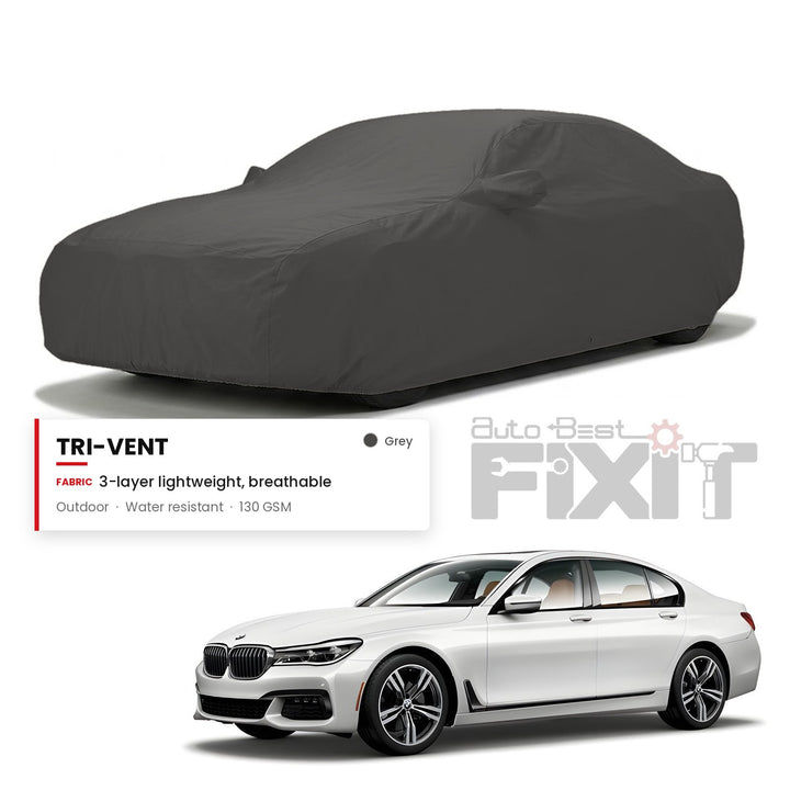 BMW 7 Series New 2023 Car Body Cover Waterproof, Scratch Proof with Cotton Lining, Mirror & Antenna Pockets