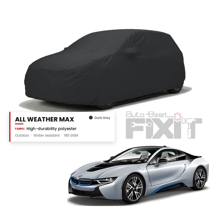 BMW i3 Car Body Cover Waterproof, Scratch Proof with Cotton Lining, Mirror & Antenna Pockets
