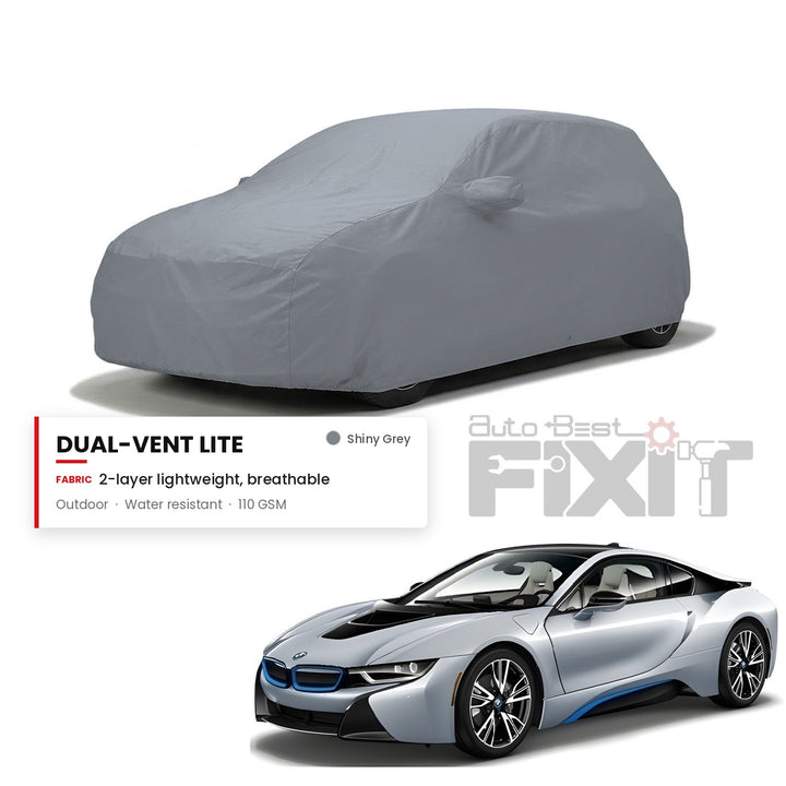 BMW i3 Car Body Cover Waterproof, Scratch Proof with Cotton Lining, Mirror & Antenna Pockets