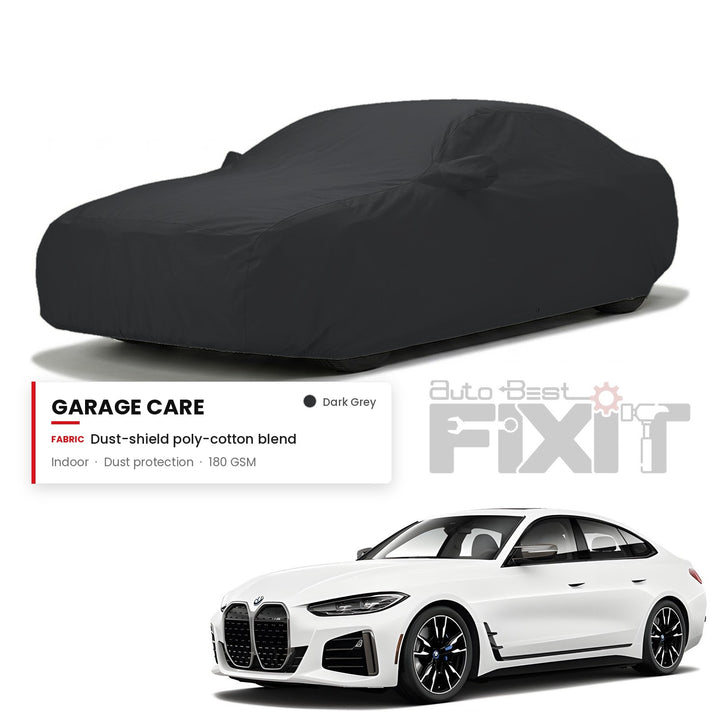 BMW i4 Car Body Cover Waterproof, Scratch Proof with Cotton Lining, Mirror & Antenna Pockets