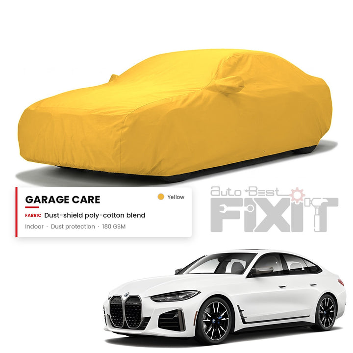 BMW i4 Car Body Cover Waterproof, Scratch Proof with Cotton Lining, Mirror & Antenna Pockets