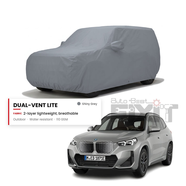 BMW iX1 Car Body Cover Waterproof, Scratch Proof with Cotton Lining, Mirror & Antenna Pockets