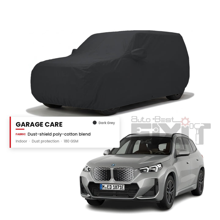 BMW iX1 Car Body Cover Waterproof, Scratch Proof with Cotton Lining, Mirror & Antenna Pockets