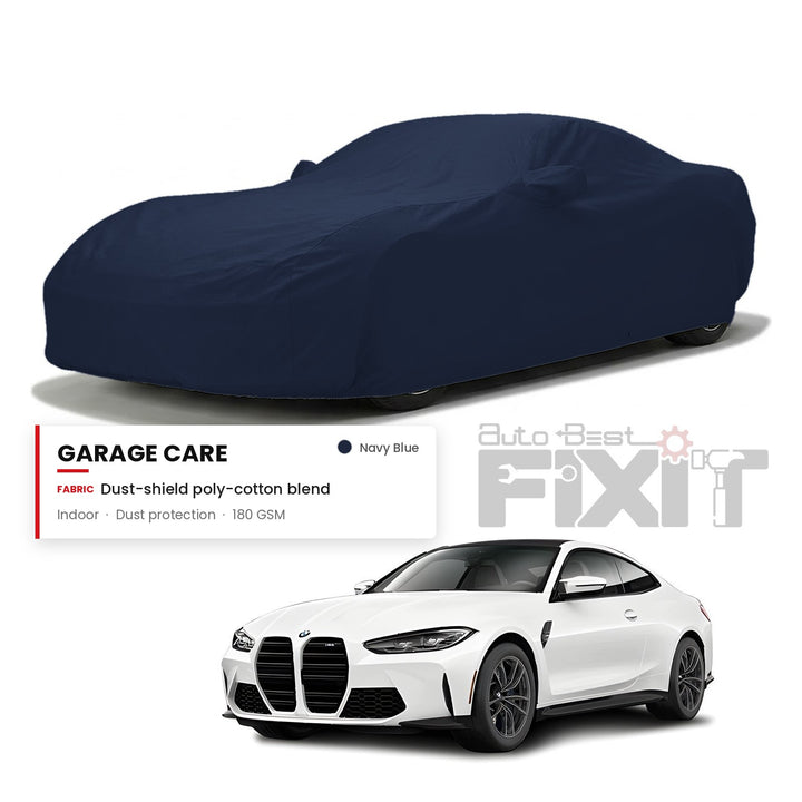 BMW M4 Car Body Cover Waterproof, Scratch Proof with Cotton Lining, Mirror & Antenna Pockets