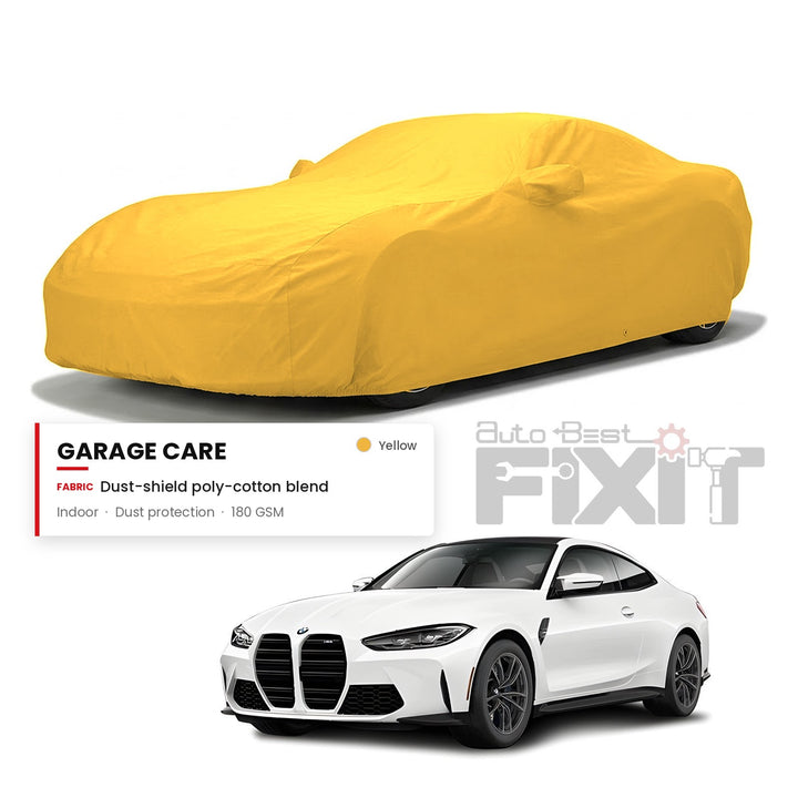 BMW M4 Car Body Cover Waterproof, Scratch Proof with Cotton Lining, Mirror & Antenna Pockets