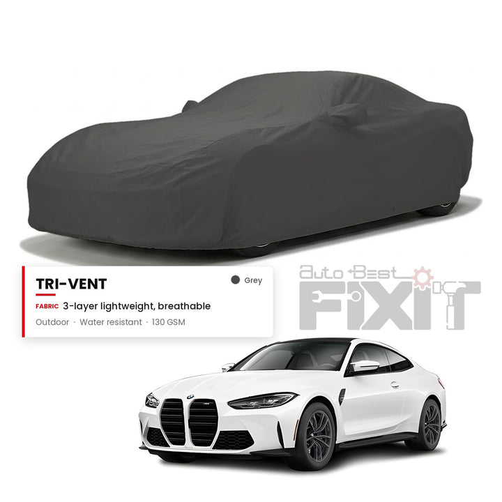 BMW M4 Car Body Cover Waterproof, Scratch Proof with Cotton Lining, Mirror & Antenna Pockets