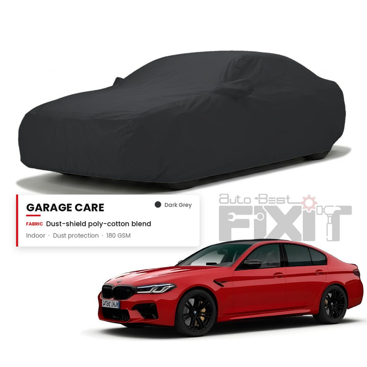 BMW M5 Car Body Cover Waterproof, Scratch Proof with Cotton Lining, Mirror & Antenna Pockets