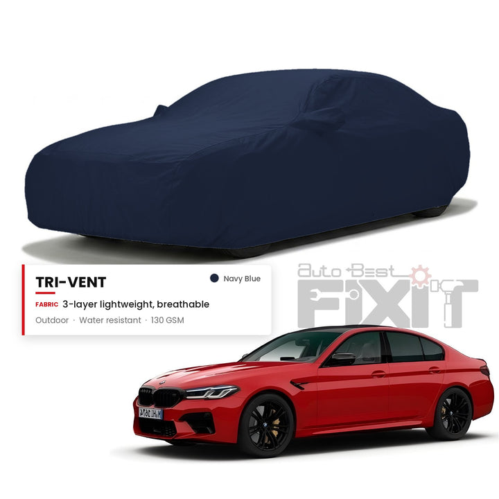 BMW M5 Car Body Cover Waterproof, Scratch Proof with Cotton Lining, Mirror & Antenna Pockets