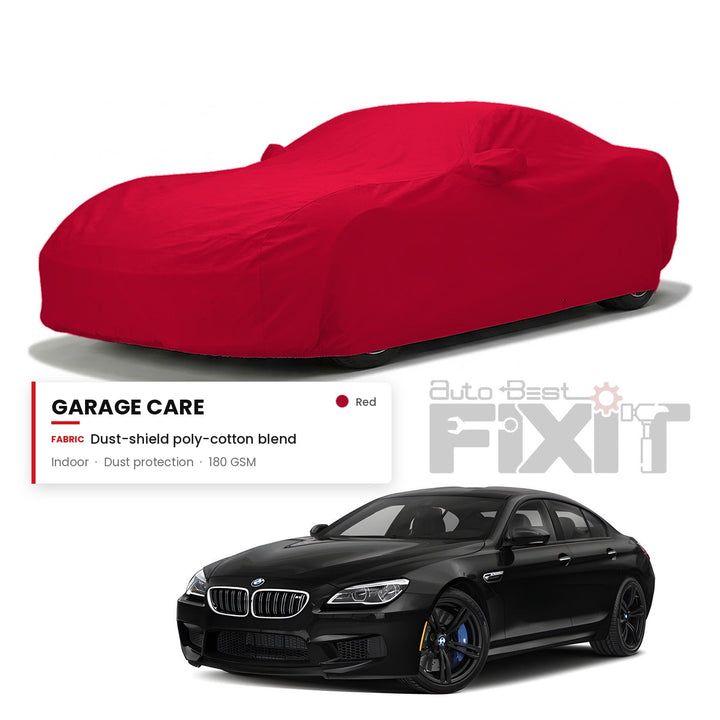 BMW M6 Car Body Cover Waterproof, Scratch Proof with Cotton Lining, Mirror & Antenna Pockets