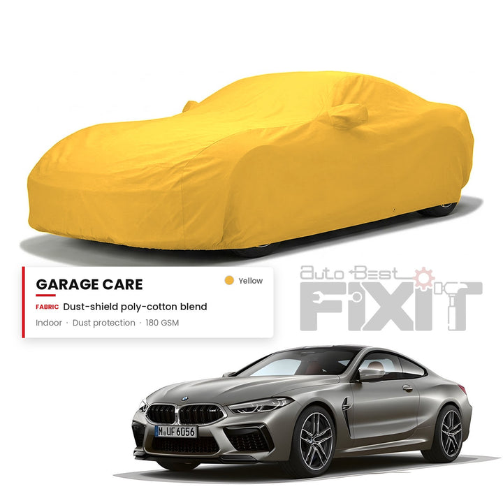 BMW M8 Car Body Cover Waterproof, Scratch Proof with Cotton Lining, Mirror & Antenna Pockets