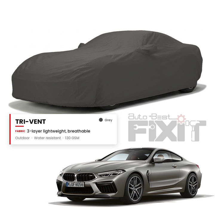 BMW M8 Car Body Cover Waterproof, Scratch Proof with Cotton Lining, Mirror & Antenna Pockets