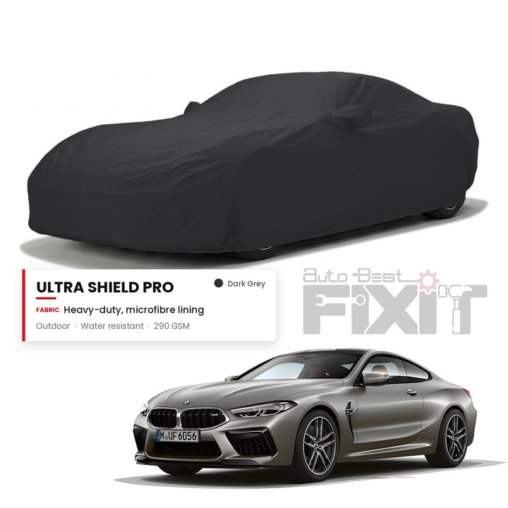BMW M8 Car Body Cover Waterproof, Scratch Proof with Cotton Lining, Mirror & Antenna Pockets