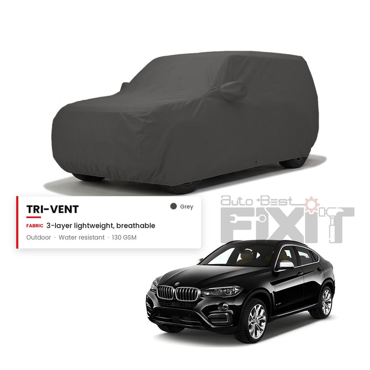 BMW X6 Car Body Cover Waterproof, Scratch Proof with Cotton Lining, Mirror & Antenna Pockets