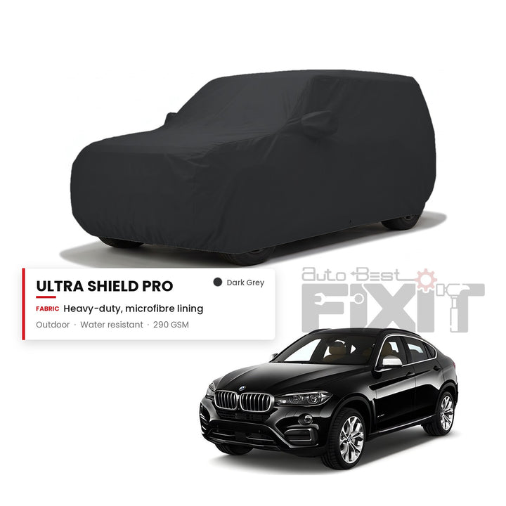 BMW X6 Car Body Cover Waterproof, Scratch Proof with Cotton Lining, Mirror & Antenna Pockets