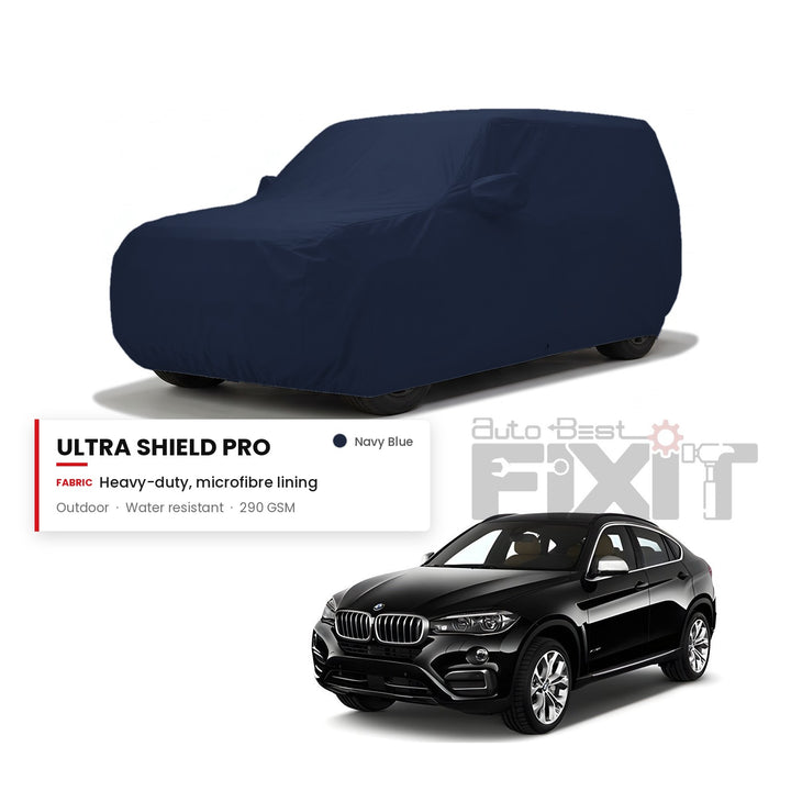 BMW X6 Car Body Cover Waterproof, Scratch Proof with Cotton Lining, Mirror & Antenna Pockets
