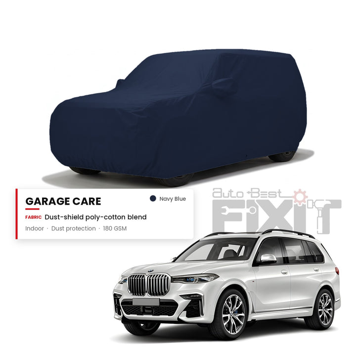 BMW X7 Car Body Cover Waterproof, Scratch Proof with Cotton Lining, Mirror & Antenna Pockets