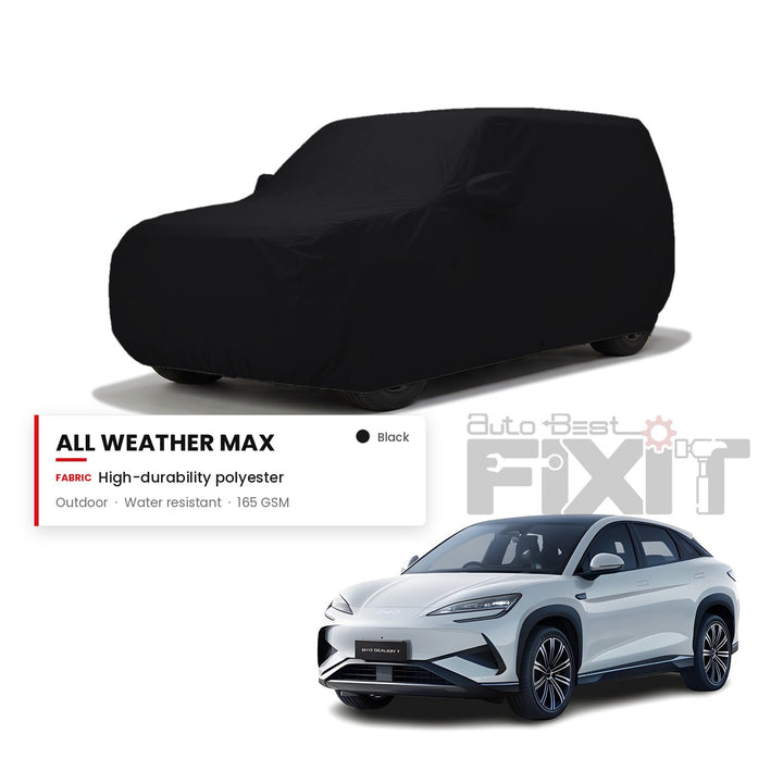 BYD Sealion Car Body Cover Waterproof, Scratch Proof with Cotton Lining, Mirror & Antenna Pockets