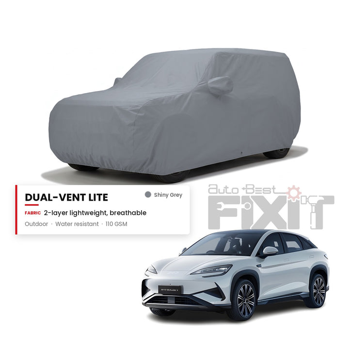 BYD Sealion Car Body Cover Waterproof, Scratch Proof with Cotton Lining, Mirror & Antenna Pockets