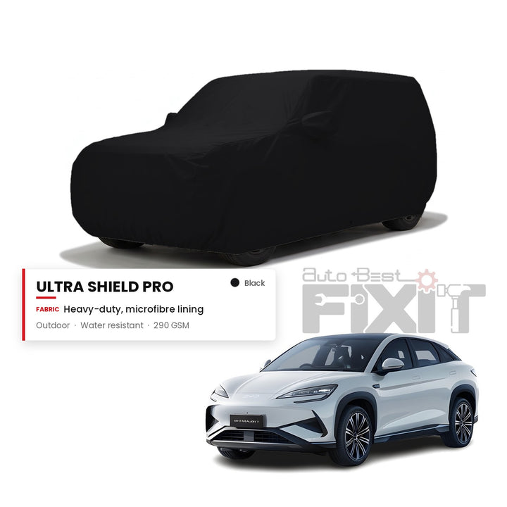 BYD Sealion Car Body Cover Waterproof, Scratch Proof with Cotton Lining, Mirror & Antenna Pockets